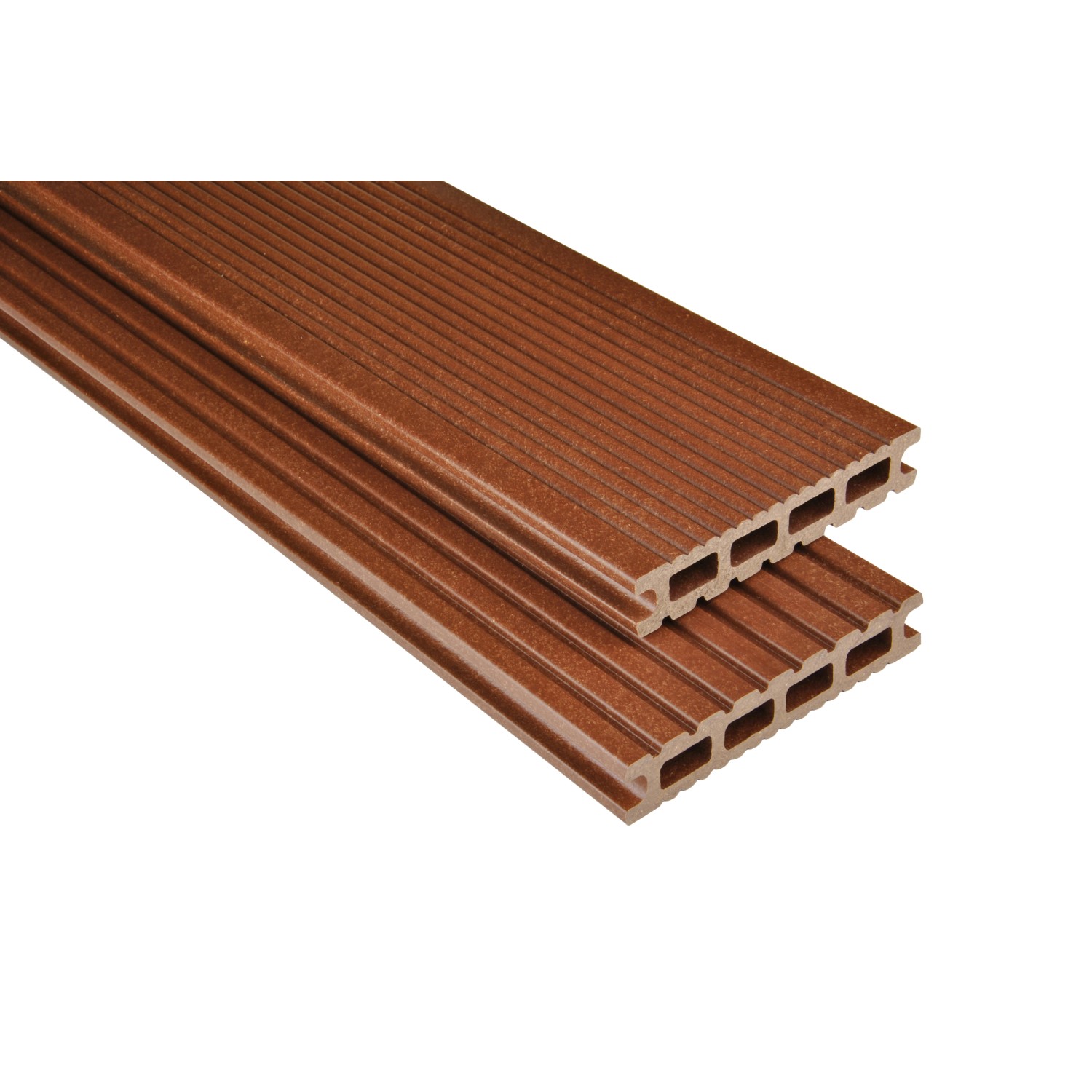 Kovalex WPC Terrassendielen, Bausatz Exklusiv, mattiert braun, 300x400cm.
