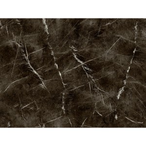 Andiamo PVC-Bodenbelag in Anthrazit mit Marmoroptik Stellar 598, Detailansicht.