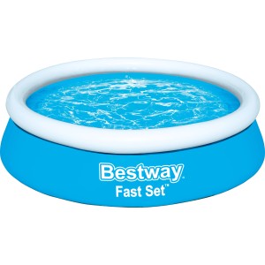Blauer Bestway Fast Set Aufstellpool, rund, Ø 183 cm. Quick-Up Pool ohne Pumpe.