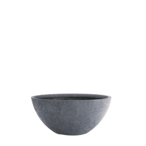 Pflanzwerk Pflanzschale Bowl Premium Frostbeständig Lava 28 cm Dunkelgrau