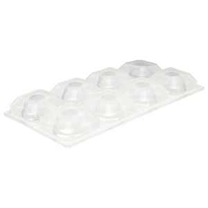Wagner Elastikpuffer-Set EH3115 Transparent 15 mm x 15 mm x 6 mm 8-tlg.