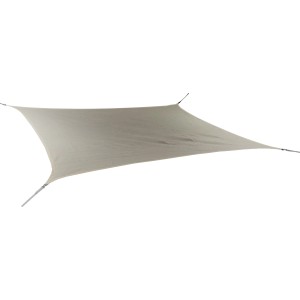 Cremeweißes Peddy Shield Vierecksegel (300x400 cm) aus HDPE-Gewebe für Sonnenschutz.