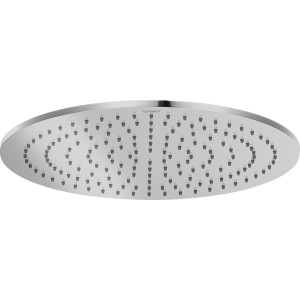 Runde Duravit Kopfbrause, Ø 30 cm, Chrom, aus Edelstahl für Dusche.