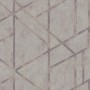 Vliestapete Metropolitan Stories mit geometrischem Muster in Hellgrau und Braun.