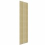 2 Akustikpaneele Lux Esche mit schwarzem Filz, 30x240cm, zur Schallabsorption.