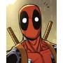 Komar Wandbild Marvel Deadpool Holup 40 cm x 50 cm Rot