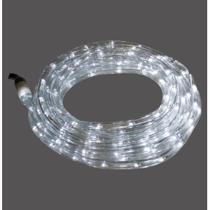 LED-Lichtschlauch, 9 m, transparent, für Innen- und Außenbereich. Dekorative Beleuchtung.