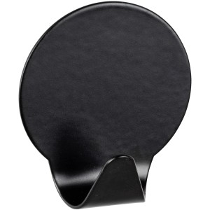 Wenko Edelstahl-Rundhaken Selbstklebend 2er-Set Schwarz