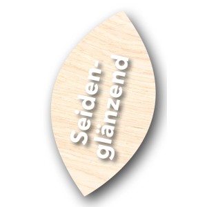 Muster von Ultra Nature BIO Holzlack Seidenglänzend auf Holz.