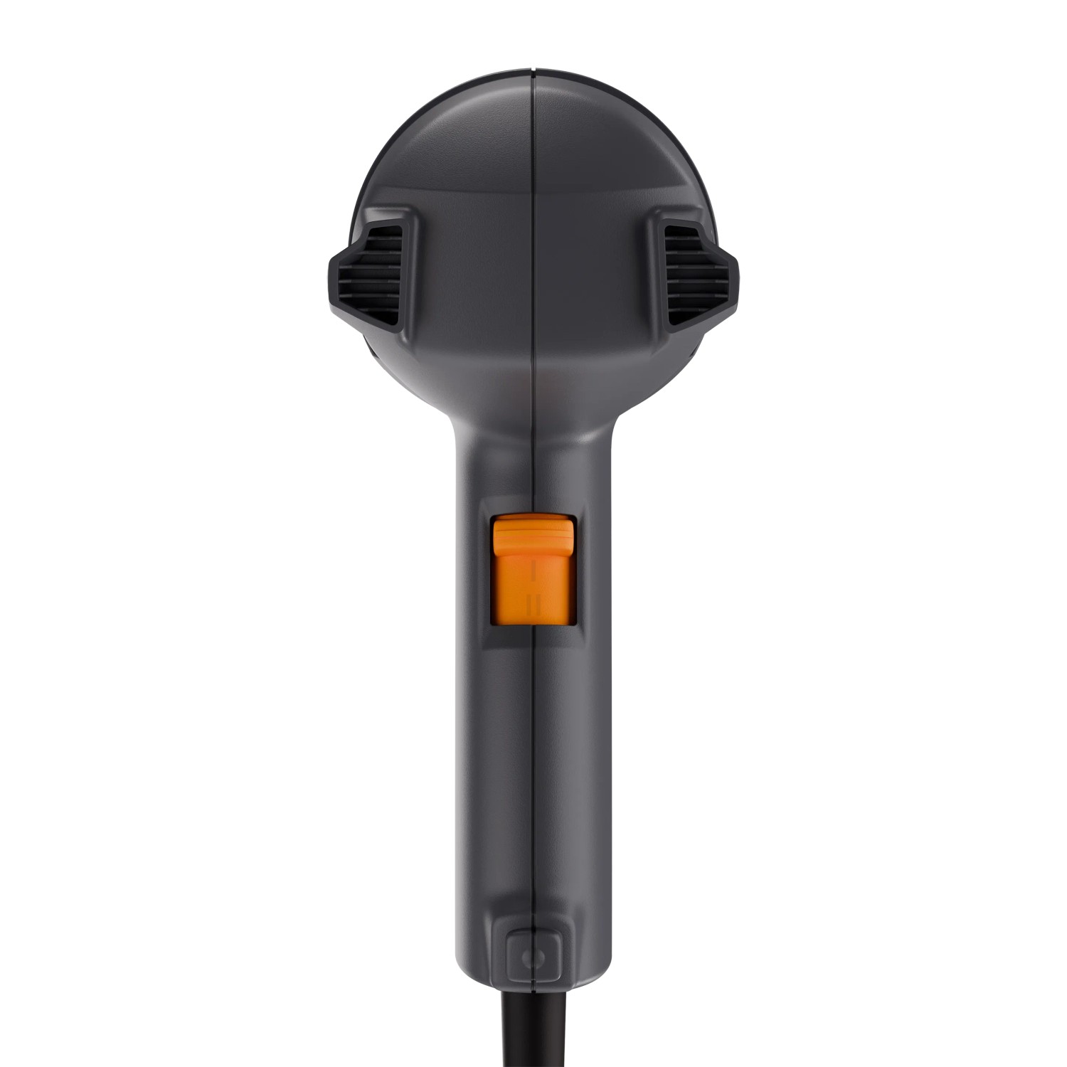 Steinel Heißluftgebläse HM 1620 S, 1600 W, graues Gehäuse mit orangem Schalter.