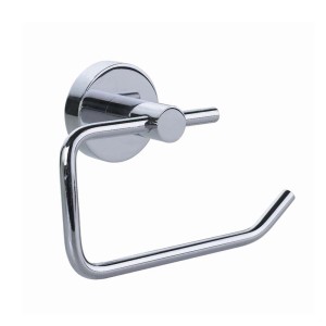 Verchromter Nie Wieder Bohren Toilettenpapierhalter Smooz SO235 mit Befestigungsset.