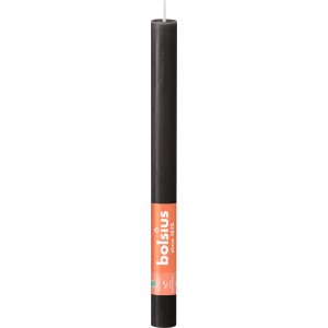 Bolsius Rustik Stabkerze in Stürmisches Grau, 27cm, für stimmungsvolle Beleuchtung.