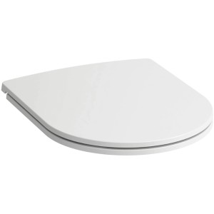 Weißer Laufen WC-Sitz Pro Slim mit Absenkautomatik, 44,5x37x4,5 cm.