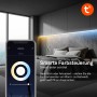 Briloner LED-Band Starter-Set mit App-Steuerung im Schlafzimmer, variable Farbtemperatur.