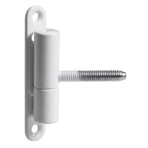Hettich Renovierband, weiß pulverbeschichtet, Stahl, Ø 13 mm, 2 Stück. Möbelbeschläge für Renovierung.