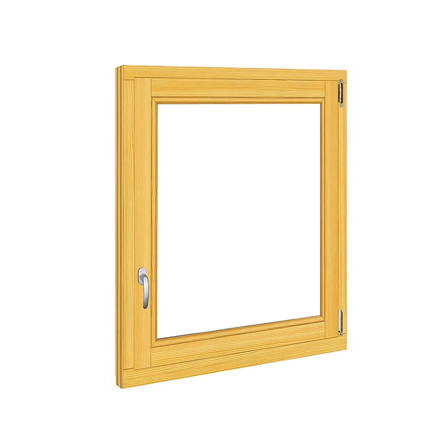 Roro Holzfenster Fichte 88 cm x 98 cm DIN R_2