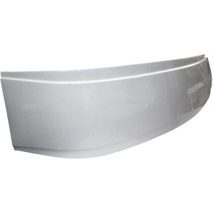 Weiße Acrylschürze (Typ A, rechts) zur Verkleidung der Badewanne Loredana.