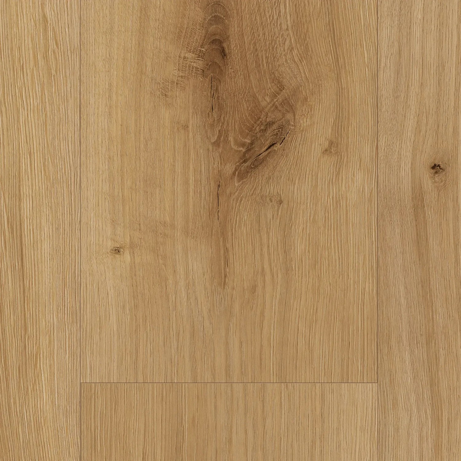 Parador Laminat Basic 200 Eiche, Landhausdiele mit V-Fuge, helle Holzoptik.