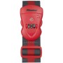 Roter Master Lock Gepäckgurt mit Zahlenschloss, 2 m lang, für sicheres Reisen.