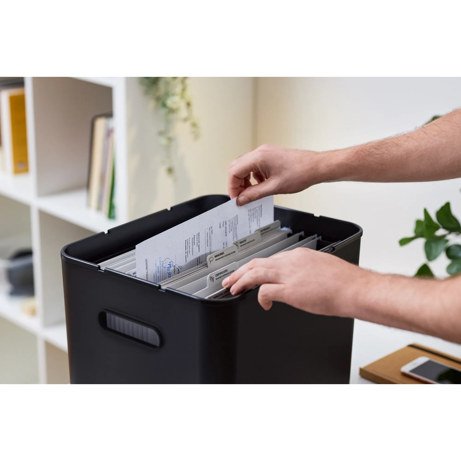 Rotho Archivbox My Paper Schwarz kaufen bei OBI