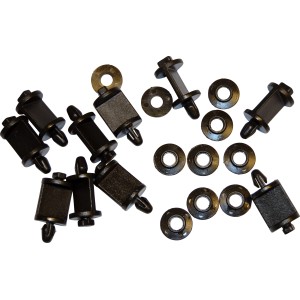 Juliana Halter für Noppenfolie, 10 Stück, zur Befestigung im Gewächshaus.