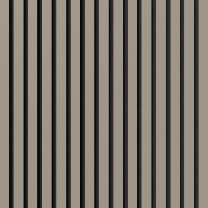 Akustikpaneel Muster Linoleum Pebble Schwarz, Detailansicht der Streifenstruktur.