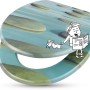 baliv WC-Sitz Morona mit Oase-Motiv und Comic-Illustration.