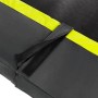 Detailaufnahme Bodentrampolin Silhouette Sports, 244x366 cm, schwarz, mit Fußschutzsystem.