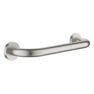 Grohe QuickFix Wannengriff Start Supersteel, 349 mm, aus Metall für mehr Sicherheit im Bad.