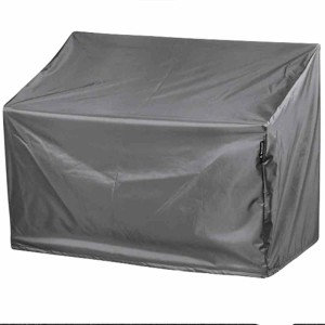 Aerocover Schutzhülle für 2-Sitzer Gartenbank, anthrazit, 130x75x85cm.