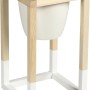CREATE! by OBI DIY Pflanzständer Klein aus Holz mit weißem Übertopf.