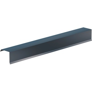 SDF Ortgangblech Zuschnitt, Alu-Anthrazit, 225 mm x 2 m, für Dachrandabschluss und Wasserableitung.