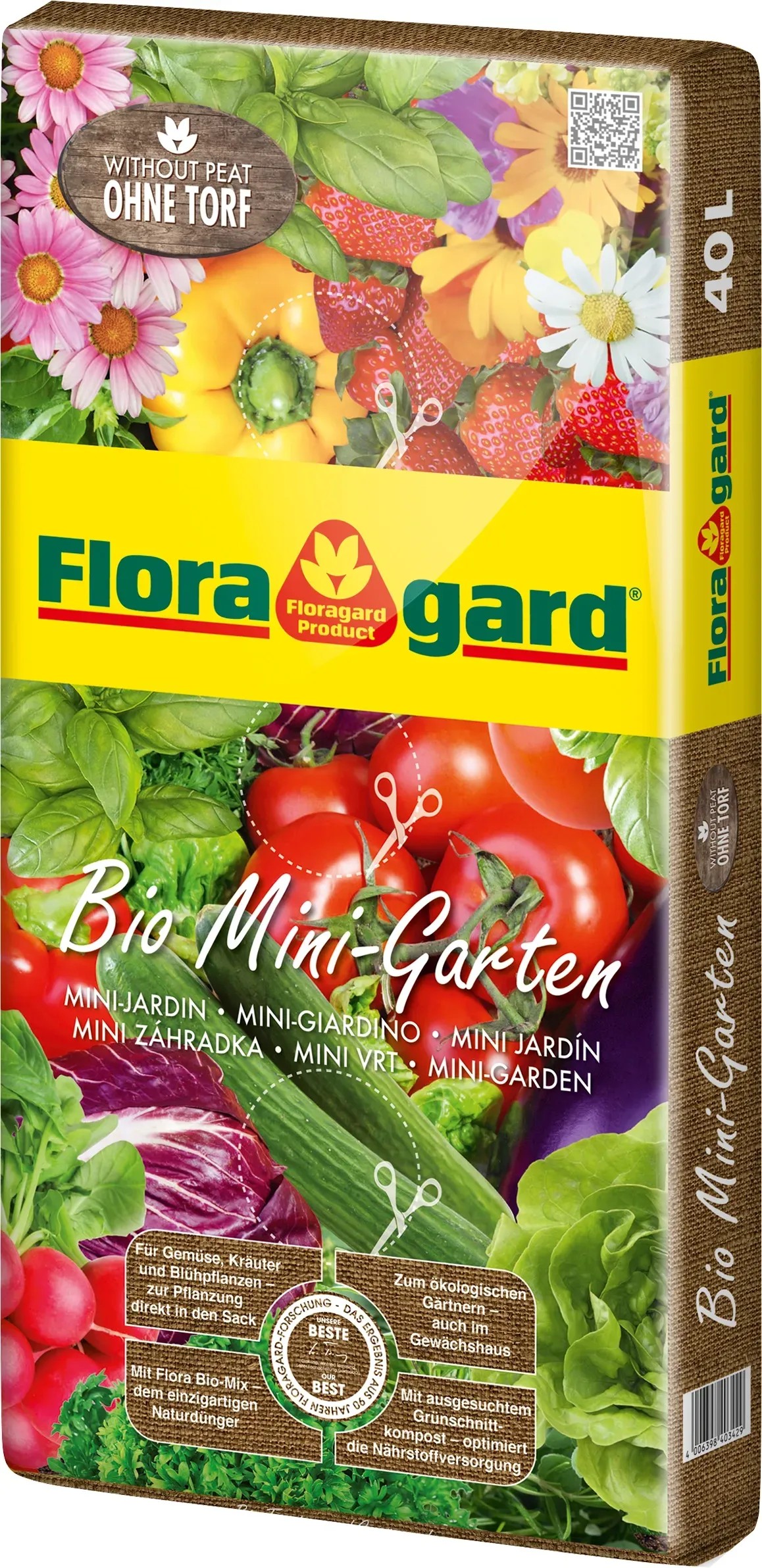 Floragard Bio MiniGarten ohne Torf 1 x 40 l kaufen bei OBI
