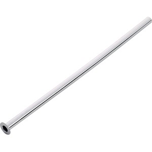 Chrombeschichtetes Kupferrohr, Ø 10 mm x 300 mm, für Sanitärinstallationen.