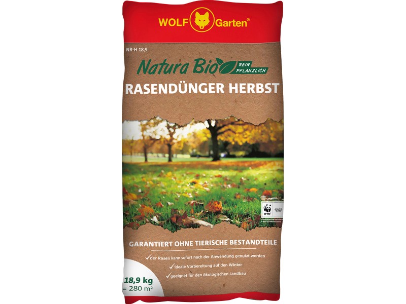 WolfGarten HerbstRasendünger Natura 18,9 kg kaufen bei OBI