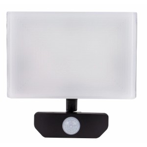 REV Ritter LED-Strahler Supra 30W mit Bewegungsmelder, anthrazit. Außenstrahler für Haus und Garten.