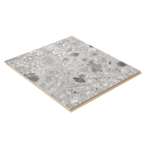 Egger Laminatmuster NatureSense Aqua ELF021 Triestino Terrazzo 297 x 327 mm Grau