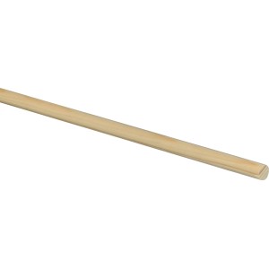 Rundstab aus Fichte/Kiefer, 13mm Durchmesser, 1000mm Länge, ideal für Bastelarbeiten.