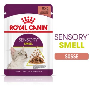 Royal Canin Sensory Smell Katzen-Nassfutter in Soße, 85g Beutel.