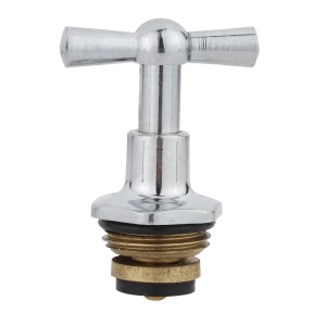 Kirchhoff Knebel-Oberteil aus Messing, 13 mm (1/2), verchromt, für Armaturen.