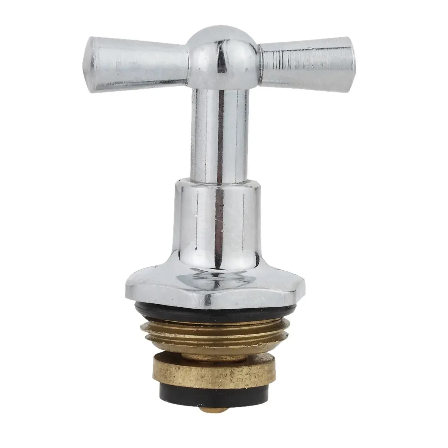Kirchhoff Knebel-Oberteil aus Messing, 13 mm (1/2), verchromt, für Armaturen.