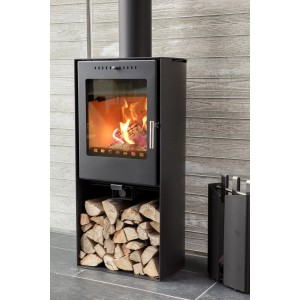 Aduro 19 Kaminofen Stahl Schwarz 5 kW mit Automatik