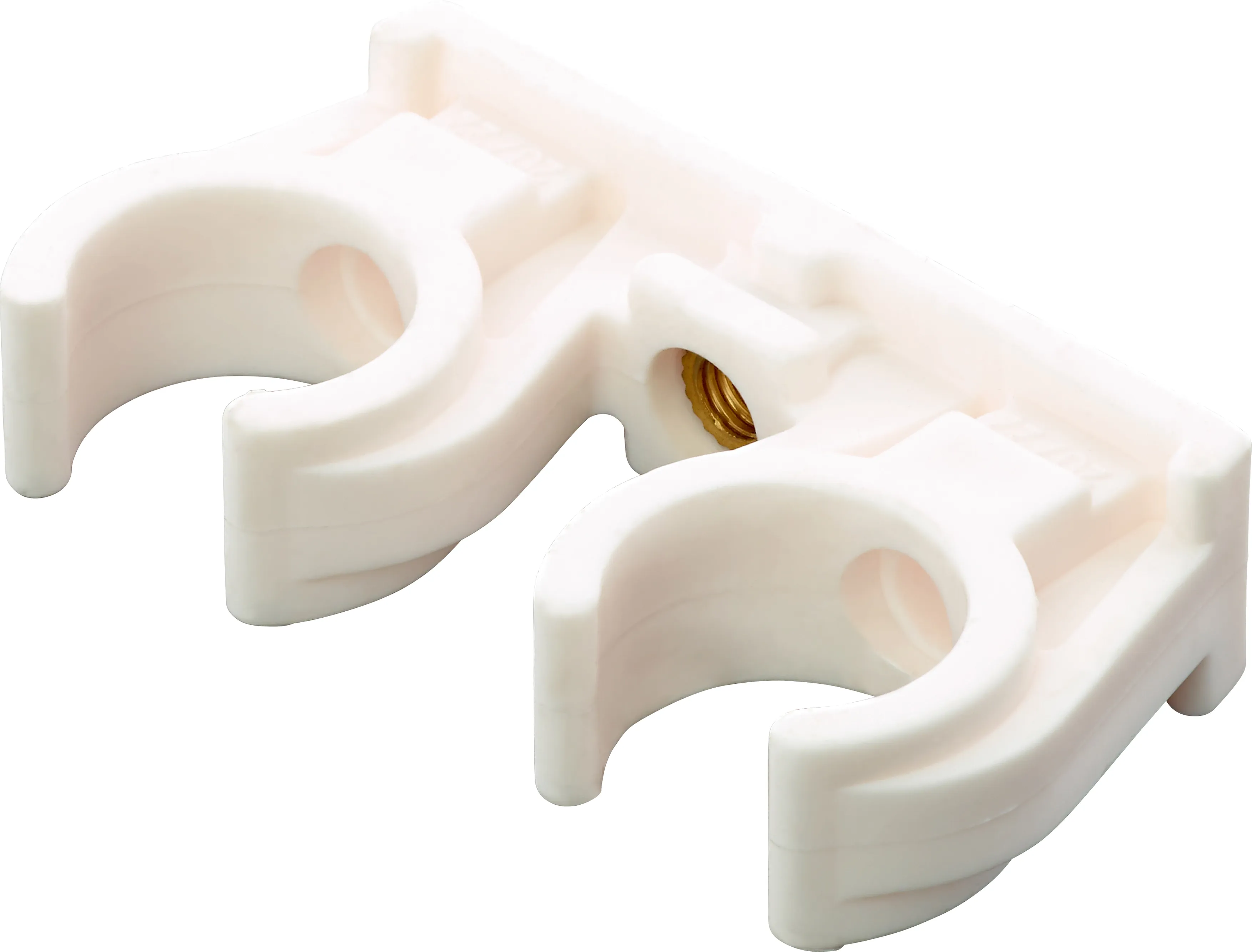 25 Stück Rohrclips Doppelclip 12mm - Einfache Montage Für Rohrleitungen