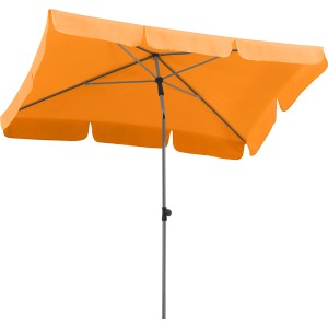 Schneider Balkonschirm Locarno, 180x120 cm, Mandarine, mit Knickfunktion für optimalen Sonnenschutz.