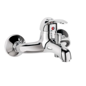 AquaSu Pacific Wannenarmatur, Einhebelmischer, Chrom für Bad und Dusche.