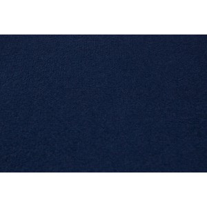 Marineblauer Teppichboden Caracas als Meterware, 400 cm breit.
