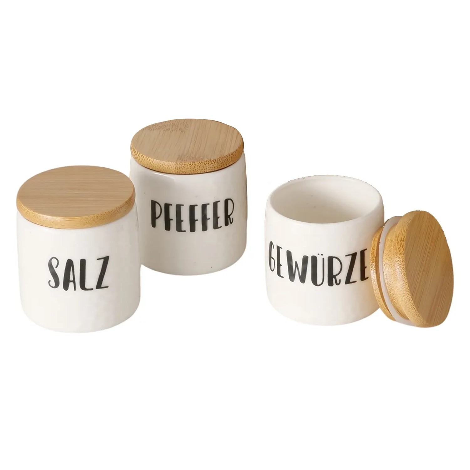 Boltze Vorratsdose Gewürze 3-fach Sortiert 5 cm x 5 cm x 5 cm Weiß kaufen bei OBI