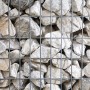 Scherf Selbstbau-Gabione mit Steinen, Maschenweite 5x10 cm, 150x30x50 cm.