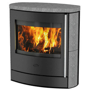 Fireplace Adamis Kaminofen Speckstein Schwarz 7 kW