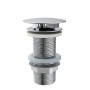 Kirchhoff Ablaufventil, chrom, für Waschtische ohne Überlauf, 32 mm Anschluss.